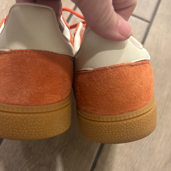 Adidas Handball Spezial Orange Suede Sneakers - Picture 10 of 13